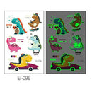 Tattoo Stickers Luminous Child Kid Temporary Fake Tattoos Glow Paste on Face Arm Leg for Children Body Art Mermaid Sticker