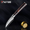 XITUO Kitchen Knife Japanese Knife Cooking Set 3" 5" 7" 8" inch+Laser Damascus Pattern Paring Fruit Vege Chef Knife Kitchen Tool