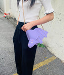 Triceratops Mini Crossbody Bag for Women Purses and Handbags Fashion Shoulder Chain Bag Clutch Chic Girl&