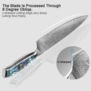 XITUO Damascus Steel knife Set 1-5 PCS Kitchen Tools Chef Knife Japanese Santoku Knives Boning knife Exquisite Shell Handle New