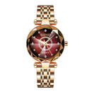Seno Ocean Star钢带女士腕表时尚水晶女式石英Relogio Feminino女款Montre Reloj Mujer Zegarek Damski