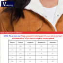 Vangull Winter Women Corduroy Fleece Coat Warm Thicken Cotton Velvet Ladies Jacket Fashion Faux Fur Lining Long Sleeve Outwears