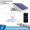 IP65 Waterproof Double Head Solar Pendant Light Outdoor Indoor Solar Lamp With Cable Suitable for courtyard, garden, indoor etc,