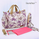 Insular Mummy Maternity Baby Diaper Bag Large Capacity Nappy Stroller Bag Waterproof Mommy Travel Changing Bag Nursing Tote Bags