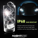 NIGHTEYE 超亮汽车大灯 H7 LED H4 LED H8/H9/H11 HB3/9005 HB4/9006 汽车灯泡 72W 9000LM 汽车前照灯 6500K