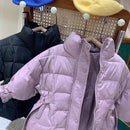 时尚婴幼儿棉袄 男孩女孩冬季儿童外套 腰带保暖加厚外衣 婴儿服装 2-10岁