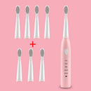 Ultrasonic Sonic Electric Toothbrush Rechargeable Tooth Brush Washable Electronic Whitening Teeth Brush Adult Timer JAVEMAY J110