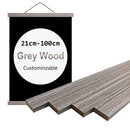 8 Colors Magnet Teak Wood Black Walnut Pine Hanging Scrolls Wall Art Photo Frame Family Canvas Painting Posters Hanger Frame