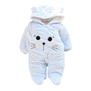LZH Baby Winter Clothes For Newborn Baby Girl Boy Overall Winter Romper For Baby Jumpsuit Kids Christma Costumes Infant Clothing