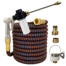 New Water Gun Garden Hose Retractable Magic Hose EU High Pressure Car Wash Hose With Metal Spray Gun Outdoor Garden Watering
