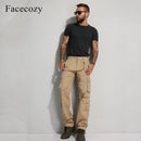 Facecozy 男士战术军装工装裤冬季男款户外多口袋防风露营徒步钓鱼登山裤