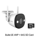 大华乐橙Imou Bullet 2E 2MP 4MP 全彩夜视摄像头 WiFi 户外防水家用安防人形检测网络摄像机