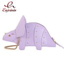 Triceratops Mini Crossbody Bag for Women Purses and Handbags Fashion Shoulder Chain Bag Clutch Chic Girl&