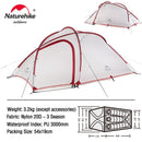 Naturehike Tent 3 4 Person Camping Tent Hiby Family Travel Tent Ultralight Waterproof Hiking Tent Portable Outdoor Camping Tent