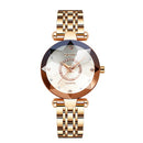 Seno Ocean Star钢带女士腕表时尚水晶女式石英Relogio Feminino女款Montre Reloj Mujer Zegarek Damski