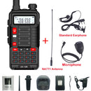 宝锋对讲机UV 10R V2 双向CB无线电发射器 远距离UV-10R 128信道VHF UHF 136-174Mhz 400-520Mhz 双频