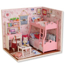 CuteBee Miniatur Furniture for Dolls House Accessories Mini House Toy Hous DIY Dollhouse Kit Gift for Girls Friend Children