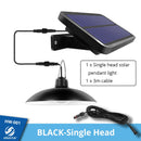 IP65 Waterproof Double Head Solar Pendant Light Outdoor Indoor Solar Lamp With Cable Suitable for courtyard, garden, indoor etc,