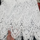 Skin Friendly Latest Classic Grade Riche Guipure Lace Soft Cashew pattern African Cord Lace Fabric For Party Dress NN931_k