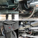 100cm Stainless Steel Exhaust Pipe W/Silencer For Car Parking Air Diesel Heater
