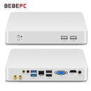 BEBEPC迷你电脑HTPC 英特尔酷睿i5 6200U i5 4200U 3317U Windows 10 专业版 USB迷你电脑 酷睿办公台式机 迷你电脑WIFI高清