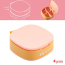 Tcare Travel Pill Organizer Moisture Proof Pills Box for Pocket Purse Daily Pill Case Portable Medicine Vitamin Holder Container