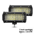 NLpear 12V 24V LED灯条 越野聚泛光组合LED灯条/工作灯 适用于卡车汽车SUV 4WD 4x4 船只 ATV Barra LED前照灯
