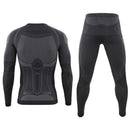 Warm Autumn Winter Long Sleeve Outdoor Thermal Underwear Set Fleece Slim Fit Army Tactical Hiking Military Clothes Top + Pants C