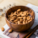 1Pc Handmade Acacia Wood Bowl Fruit Salad Bowl Small Rice Soup Bowl Kitchen Food Container Wooden Tableware Gift Dropshipping