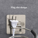 Bathroom Hair Dryer Holder Blower Home Organizer Adhesive Wall Mounted Nail Free No Trace Stickers Hair Care Dryer Storage Rack