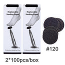 80/120/180 Nail Legs Drill Bit Diamond Pedicure Polishing Cap Foot Callus Cuticle Cutters Burr Bits Manicure Accessories Milling