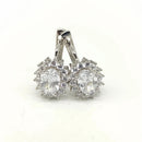 UMCHO Solid 925 Sterling Silver Gemstone Clip Earrings for Women Blue Sapphire Fine Jewelry Wedding Engagement Valentine&