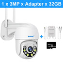 Smar 1080P 3MP PTZ WiFi Camera Outdoor Auto Tracking Ai Human Detect Full Color Night Vision Two Way Audio IP Camera ICsee APP