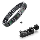 Rainso Bio Energy Titanium Bracelet Bangle Magnetic Health Care Relief The Pain Bracelets For Men Friendship Jewelry Fashion