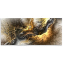 Grey Yellow Cloud Abstract Art Oil Painting Posters And Prints on Canvas Modern Art Independe Wall Picture For Living Room Decor
