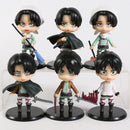 Figma 进击的巨人 艾伦·耶格尔 / 三笠·阿克曼 / 利威尔·阿克曼 / PVC 可动手办模型玩具