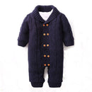 Baby ClothesWinter Cap Hats Baby Sweaters Baby Rompers Thick Cotton Outfit Newborn Jumpsuit for Children Baby Costume