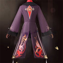 Genshin Impact Hutao Cosplay Costume Uniform Wig Cosplay Anime Game Hu Tao Chinese Style Halloween Costumes For Women