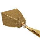 Boutique De FGG Pyramid Shape Crystal Clutch Evening Bags for Women Formal Party Rhinestone Purse Bridal Wedding Handbags