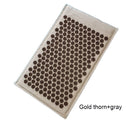 74*44cm Nature Linen Coconut Palm Massage Yoga Mat Sport Pillow Mat with Bag Lotus Spike Acupressure Mat Cushion Accupresure Mat