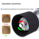 Automatic Salt Pepper Grinder Set Electric Plastic Ceramic Burr Mill For Herb Pepper Spice Adjustable Kitchen Grinding Gadgets