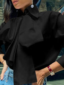 Celmia Elegant White Shirts 2022 Fashion Women Bow Tie Long Sleeve Tops Casual Party Blouse Summer Tunic Solid Blusas Femininas