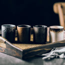 CHANSHOVA 150/200ml Chinese retro Style Handmade High Temperature Firing Ceramic teacup Porcelain Coffee Cups mug H235