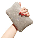 Ladies Evening Party Clutch Bag Evening Clutch Handbag Chain Women Wallet Purse for Cellphone Lipstick Wedding Clutch Silver