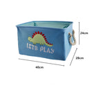Baby Laundry Basket Cute Dinosaur  Foldable Toy Storage Bucket Picnic Dirty Clothes Basket Box Canvas Organizer Cartoon Animal