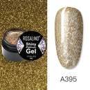 ROSALIND Gel Nail Polish Set Shiny Platinum Nails Art For Manicure Nail Gel Lak UV Colors Top Base Coat Primer Hybrid Varnishes