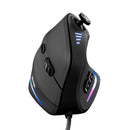 ZELOTES 立式游戏鼠标 有线 RGB 人体工学 USB 光学鼠标 可编程激光鼠标 10000 DPI 适用于游戏玩家操纵杆 C18