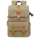 Photography Retro Waterproof Batik Canvas backpack w USB Port fit 15.6inch Laptop Men Camera Bag Carry Case for Canon Nikon DSLR