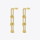 ENFASHION Hollow Link Chain Drop Earrings For Women Stainless Steel Bead Dangle Earings Fashion Jewelry 2020 Pendientes E201159