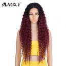 Noble Synthetic Lace Wig Long Wavy Hair 30 Inch Ombre Blonde Wigs For Black Women Blonde Wig Hair Synthetic Lace Wig